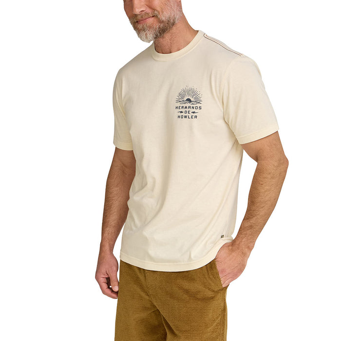 Howler Brothers Men's Sunset Rider Natural Tee Shirt