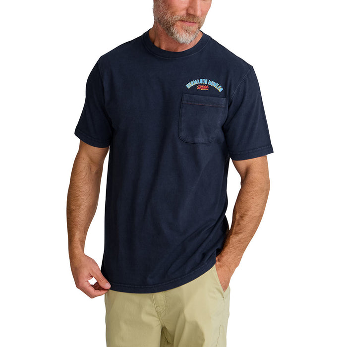 Howler Brothers Men's Fruteria Flotante Navy Tee Shirt