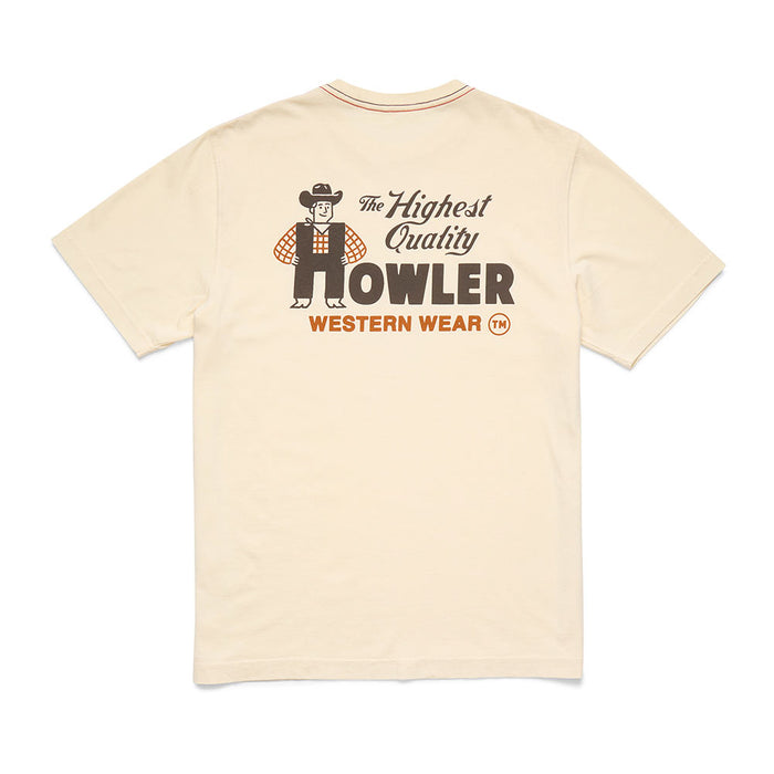 Howler Brothers Men's Natural Western Wear Tee Shirt