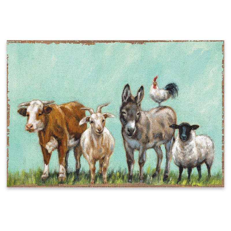 Primitives By Kathy Animal Family Paper Placement Pad