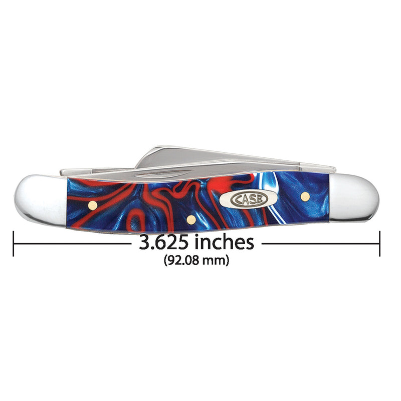 Case Patriotic Kirinite - Smooth Medium Stockman (10318 SS)
