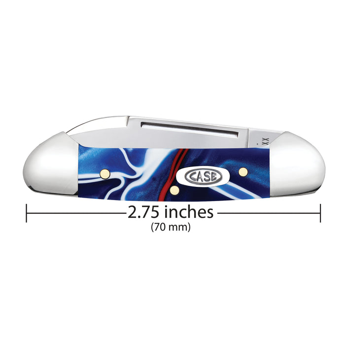Case Knives Patriotic Kirinite Small Baby Butterbean Knife