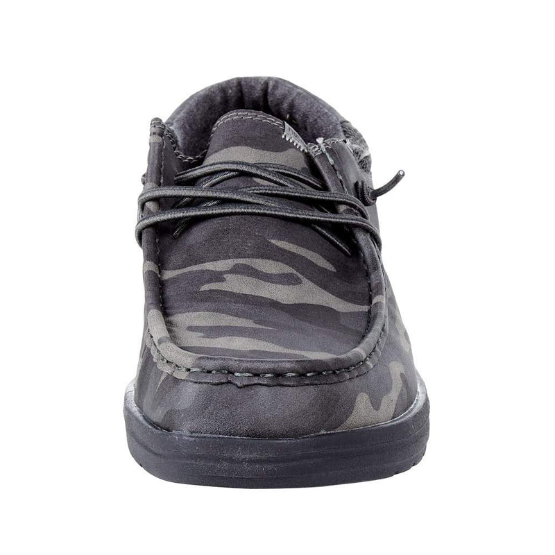 Hey Dude Men's Paul Recycled Leather Artic Camo