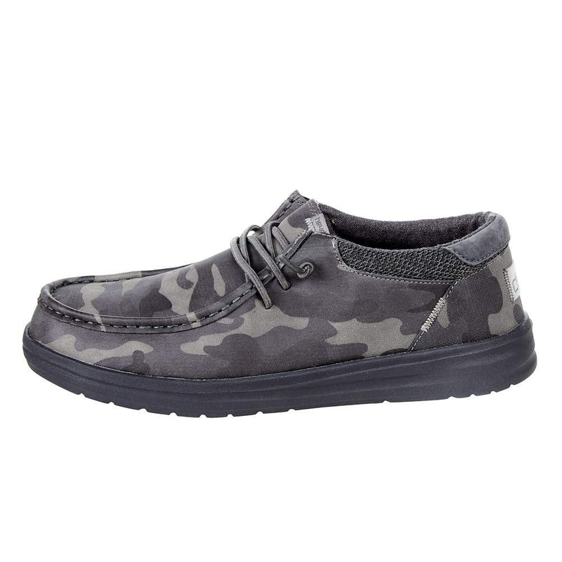Hey Dude Men's Paul Recycled Leather Artic Camo