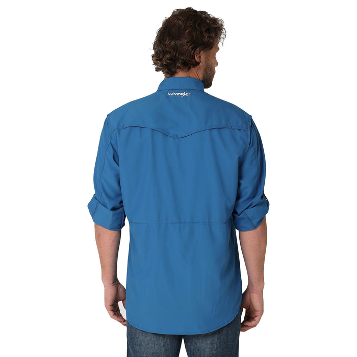 Wrangler Men's Performance Long Sleeve Snap Shirt