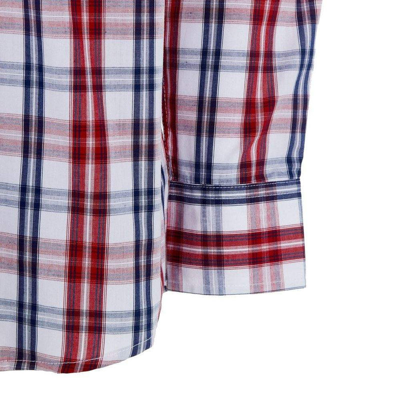 Wrangler Men's Red Plaid Button Down