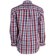Wrangler Men's Red Plaid Button Down