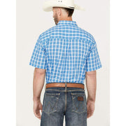 Wrangler Men's Riata Plaid Print Button Down Shirt