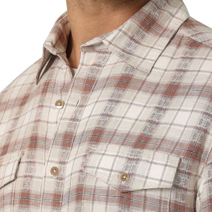 Wrangler Men's Premium Sleeve Button Down