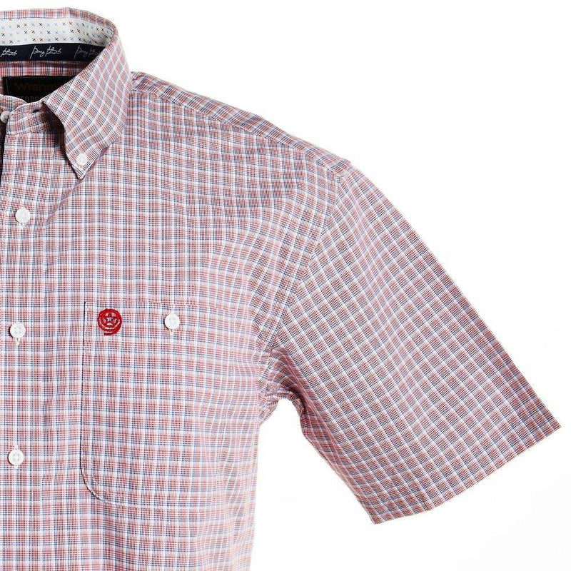 Wrangler Men's George Strait Short Sleeve Button Down