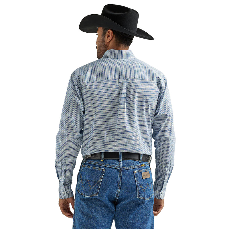 Wrangler Men's George Strait Long Sleeve Button Down