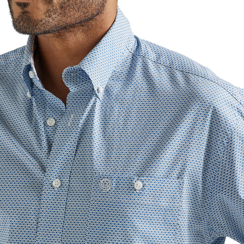 Wrangler Men's George Strait Long Sleeve Button Down