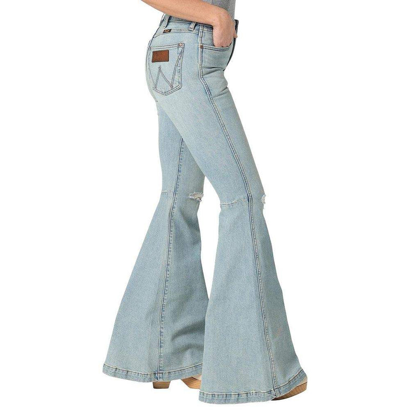Wrangler Women's High Rise Trumpet Flare