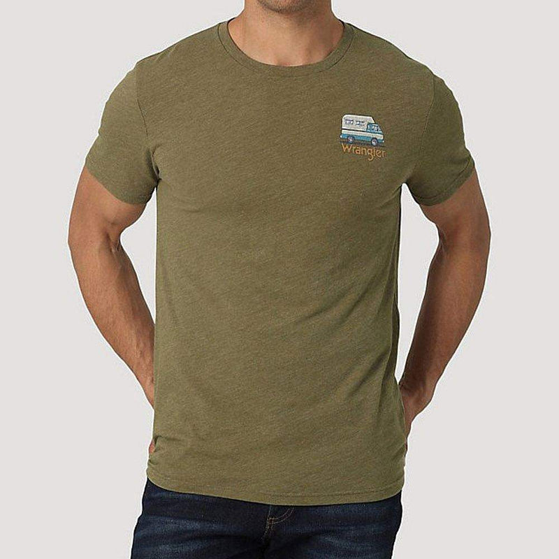 Wrangler Mens Vintage Outdoor Camper TShirt