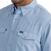 Wrangler Men's Performance Long Sleeve Snap Shirt
