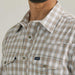 Wrangler Men's Performance Long Sleeve Snap Tan Shirt