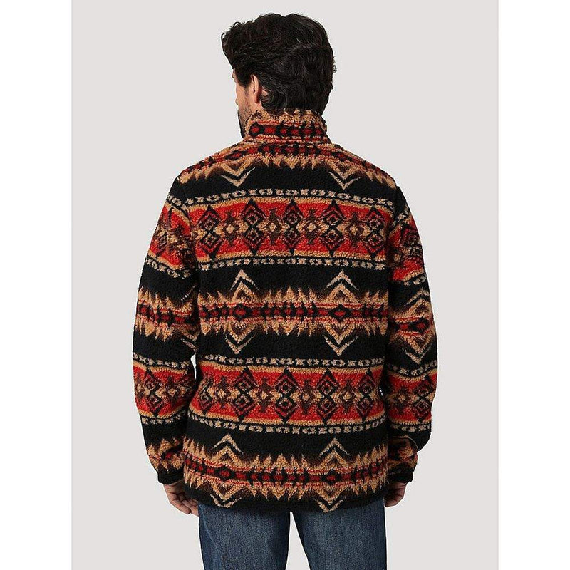 Wrangler Men's Heavyweight 1/4 Zip Sherpa Pullover