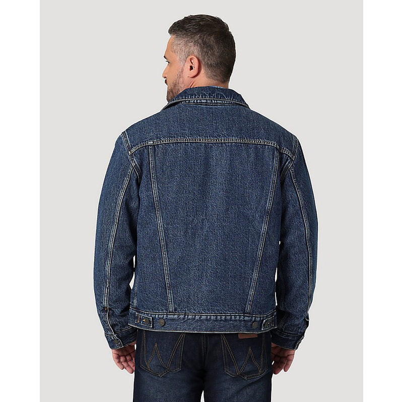 Wrangler Men's Retro Sherpa Lined Western Denim Jacket