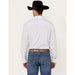 Wrangler Men's Classic White Geo Print Button Down Shirt
