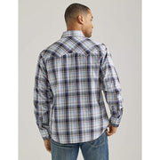 Wrangler Men's Retro Sawtooth Snap Pocket Western Shirt