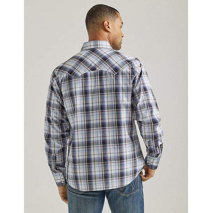 Wrangler Men's Retro Sawtooth Snap Pocket Western Shirt