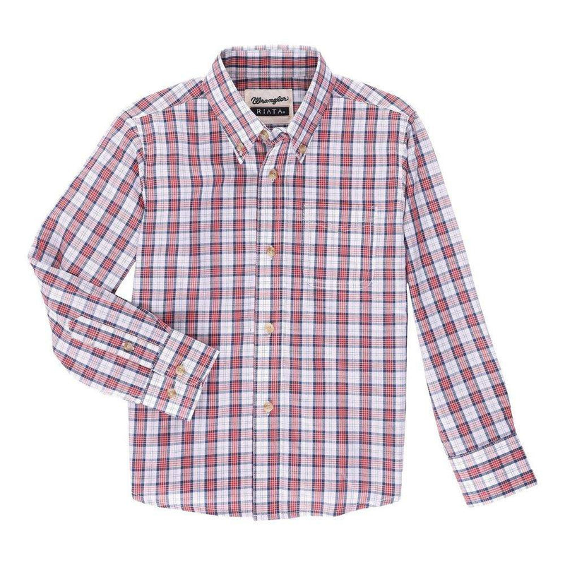 Wrangler Boy's Riata Plaid Assorted Shirts