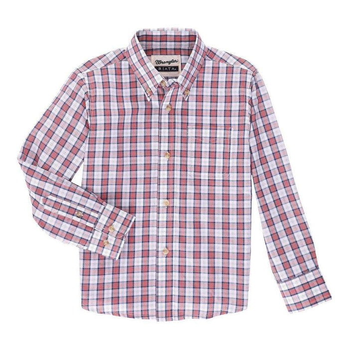 Wrangler Boy's Riata Plaid Assorted Shirts