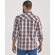 Wrangler Men's Fashion Plaid Western Snap Shirt