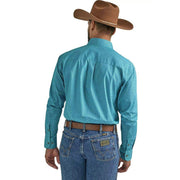 Wrangler Men's George Strait Long Sleeve Button Down