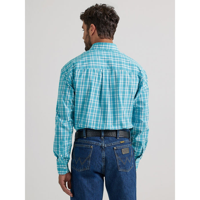 Wrangler Men's George Strait Long Sleeve Button Down