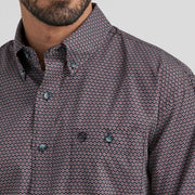 Wrangler Men's George Strait Long Sleeve Button Down