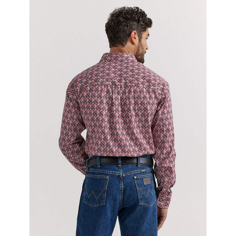 Wrangler Men's George Strait Long Sleeve Button Down