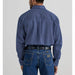 Wrangler Men's George Strait Blue Print Button Down Shirt