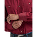 Wrangler Men's George Strait Red Button Down Shirt