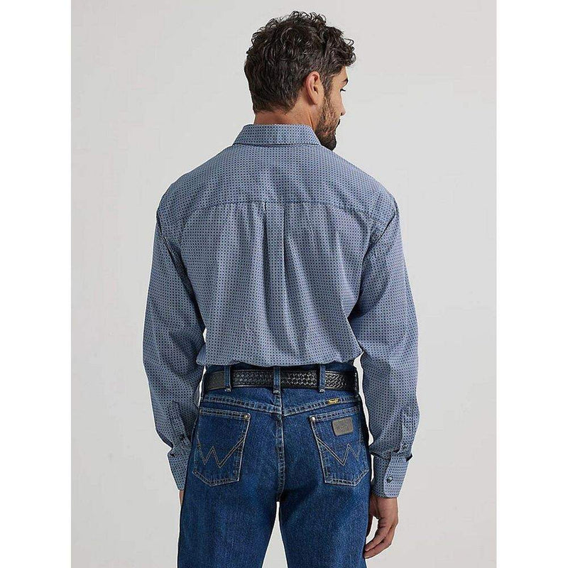 Wrangler Men's George Strait Long Sleeve Button Down