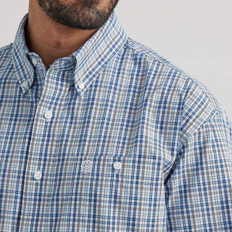 Wrangler Men's George Strait Long Sleeve Button Down