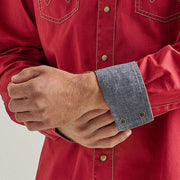 Wrangler Men's Retro Premium Long Sleeve Button Down
