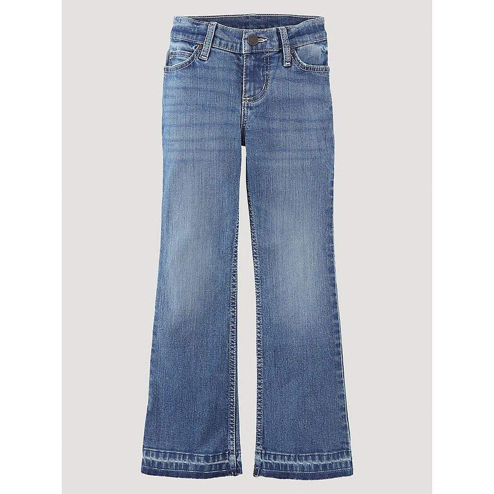 Wrangler Retro Girl's Raw Hem Bootcut Jeans