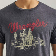 Wrangler Men's Vignette Logo T-Shirt
