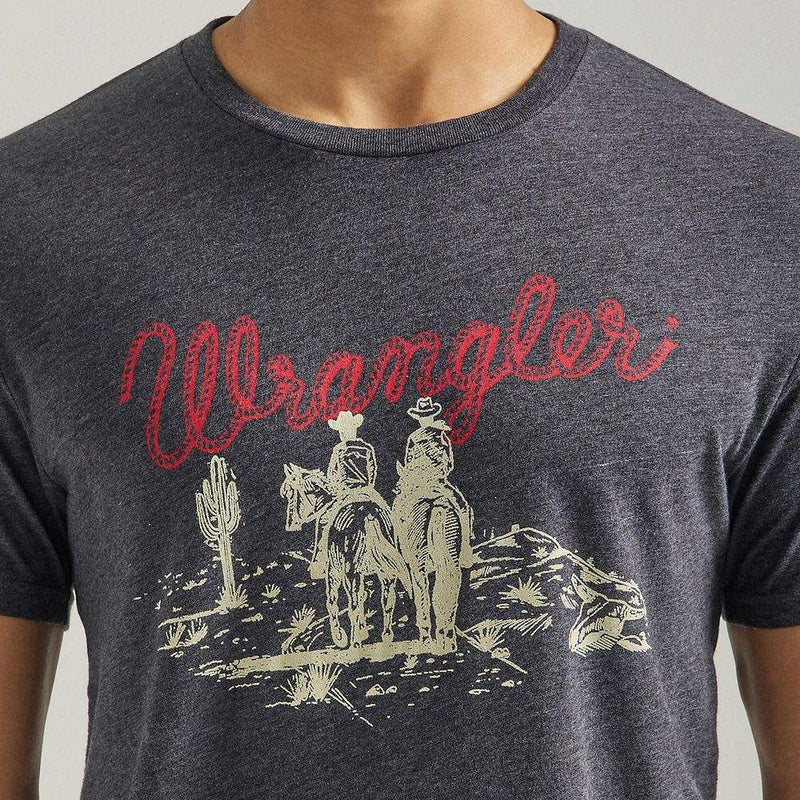 Wrangler Men's Vignette Logo T-Shirt