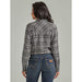 Wrangler Women's Essential Flannel Plaid Western Snap Shirt