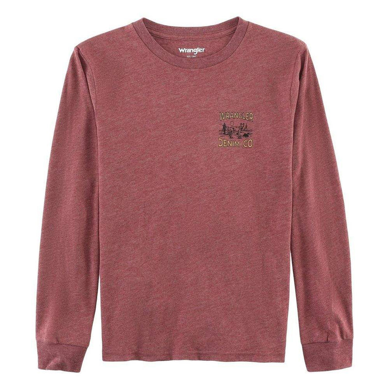 Wrangler Boy's Burgundy T-Shirt
