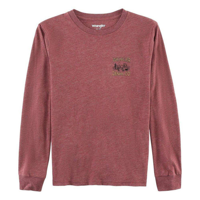 Wrangler Boy's Burgundy T-Shirt