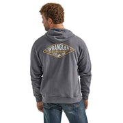 Wrangler Men's Graphic Logo Full Zip Hoodie