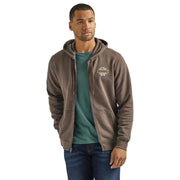 Wrangler Men's Graphic Logo Full Zip Hoodie