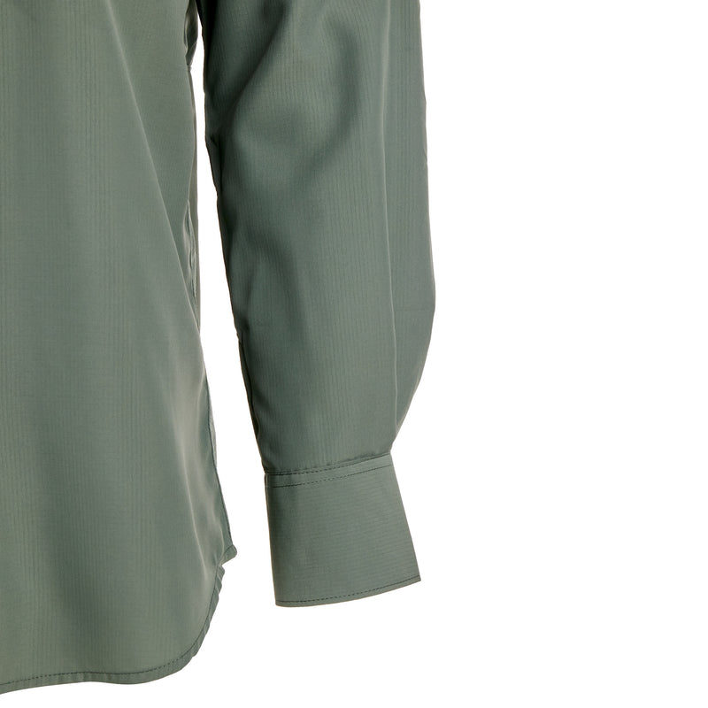 Wrangler Men's Hedge Green Performance Long Sleeve Snap Shirt