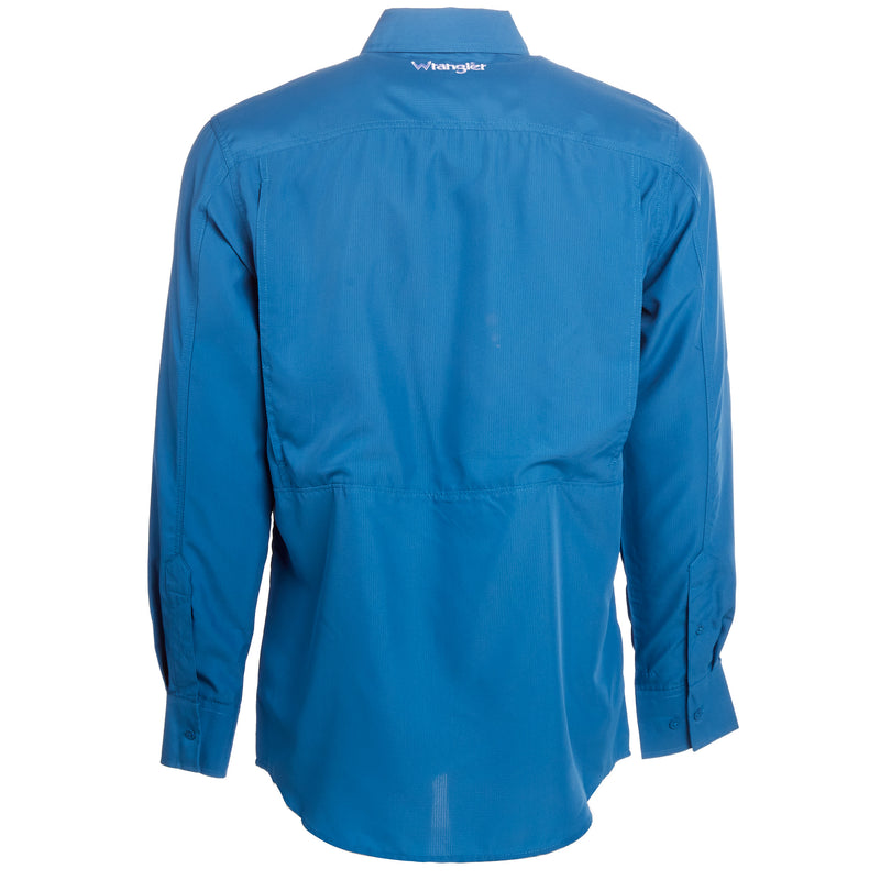 Wrangler Men's Faience Performance Long Sleeve Shirt