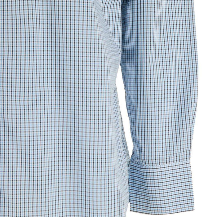 Wrangler Men's Classic Blue Plaid Button Down