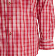 Wrangler Men's Red Plaid Button Down