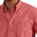 Wrangler Men's Red Print Button Down Shirt